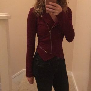 Red Moto Jacket